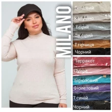 Гольфи мілано півбатал горло-стійка (50р.-54р.) опт